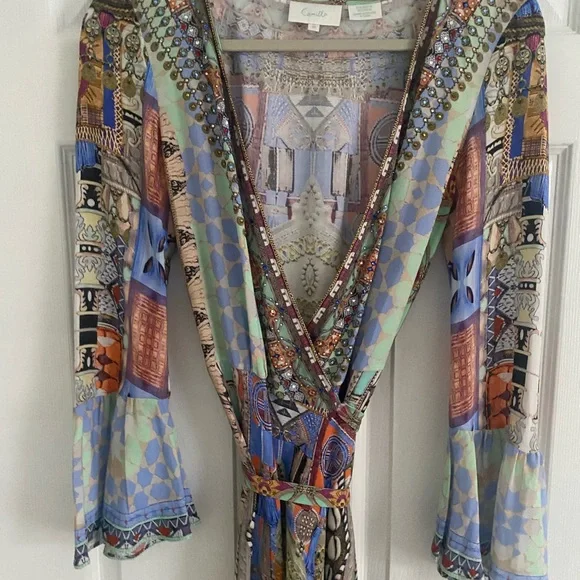 Camilla Multicolor Patterned Dress - Picture 7 of 16